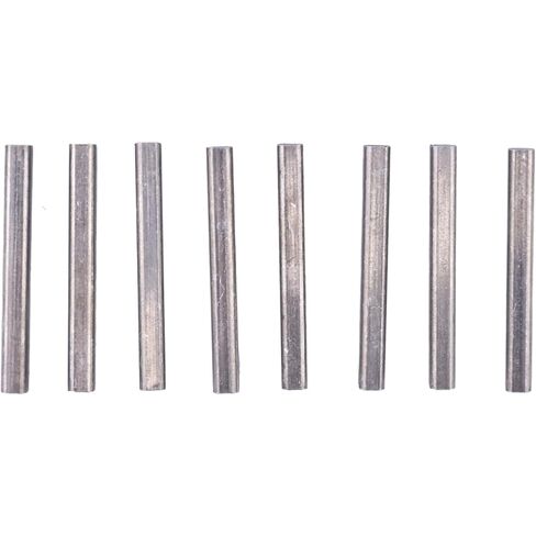 8PCS 2161 Machine Key, 3/16 x 1-3/4 Inch Zinc Square Keys, Compatible with Power Transmission Shafts to Hold Machinery Parts in Place in Saudi Arabia
