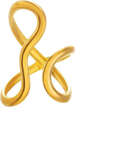 Chunky Thumb Rings for Women Gold Silver Twisted Round Signet Rings Adjustable Non Tarnish Wavy Curve Ring Asymmetrical Statement Open Band Ring Anniversary Birthday Jewelry in Saudi Arabia