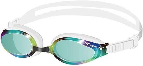 VIEW Swimming Gear V-640ASA SWIPE Curved Lens Fitness Swim Goggles in Saudi Arabia