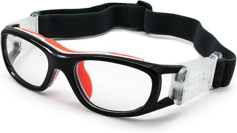 Boys Girls Basketball Goggles Clear Lens Teenage Sports Soccer Glasses Frame Protection Gear in Saudi Arabia