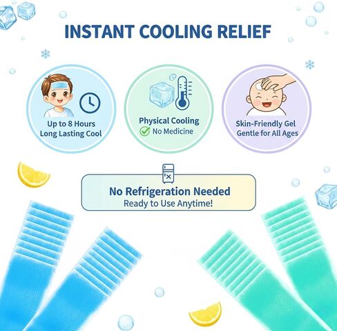 رقع تبريد، تبريد، وسادة تبريد للأطفال، تخفيف الصداع in Kuwait