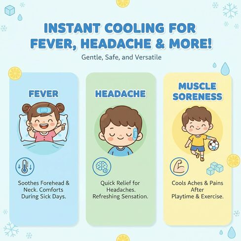 رقع تبريد، تبريد، وسادة تبريد للأطفال، تخفيف الصداع in Kuwait