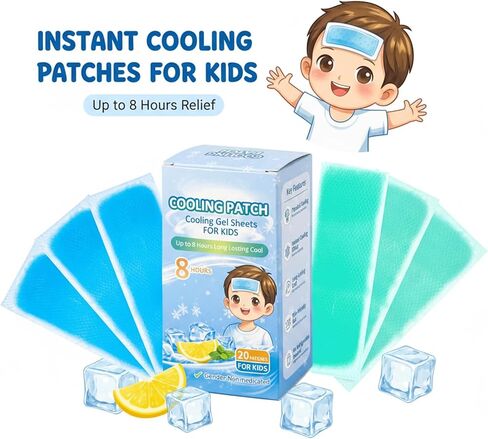 رقع تبريد، تبريد، وسادة تبريد للأطفال، تخفيف الصداع in Kuwait