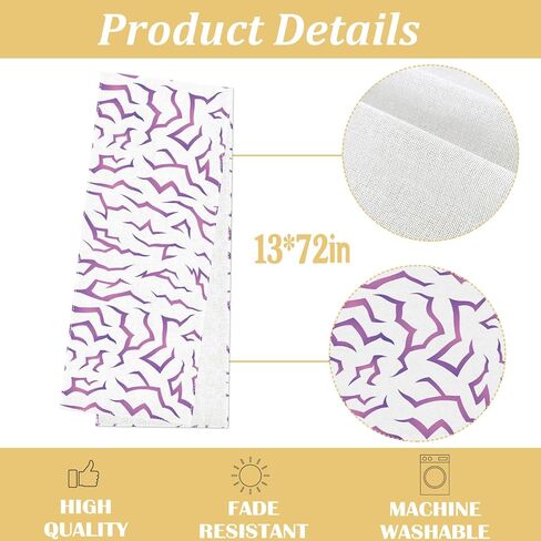 Demon Movies Hunters Table Runner Korean Pop Birthday Party Decoration Cozy Anime Gamer Music Home Kitchen Dining Room Table Decor (13" x 72") in Kuwait