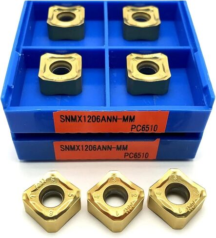 ZIRIA CNC كربيد إدراج القاطع 10 قطعة SNMX1206ANN-MM PC6510 أداة تحول خارجية آلة طحن لمعالجة الصلب in Saudi Arabia