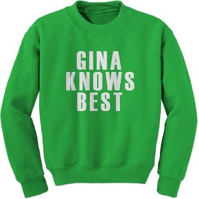 سويت شيرت FerociTees للجنسين Gina Knows Best Brooklyn 99 مضحك بياقة دائرية in Kuwait
