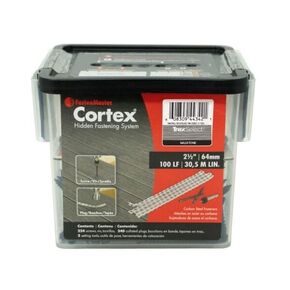 Fastenmaster Collated Cortex Hidden Plug Fasteners for Trex Decking – Millstone (100 ln/ft) in Kuwait