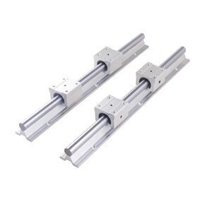 2 حزمة SBR12 SBR16 SBR20 20 مم أدلة خطية 300-1500 مم أدلة خطية مدعومة بالكامل مع أجزاء CNC للمحامل الخطية SBR16UU (2 قضبان 4 SBR16UU، 400 مم) in Kuwait