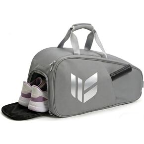 حقيبة تنس من سمارت واي للرجال والنساء، 6 مضارب، حقيبة مضرب كبيرة مع حجرة للأحذية وجيب معزول، حقيبة ظهر رياضية مقاومة للماء وحقيبة رياضية من أجل كرة البيسبول والتدريب والاستخدام اليومي in Kuwait