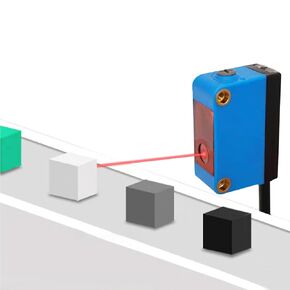 1 قطعة BGX-35N مفتاح كهروضوئي، قمع الخلفية منتشر مستشعر كهروضوئي مسافة الكشف 10-450 مم، 12-24 فولت تيار مستمر، مخرج NPN in Kuwait