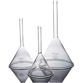 قمع زجاجي مثلث للمختبر - قمع زجاجي البورسليكات السميك لمعدات المختبرات (150 مم 1 قطعة) in Kuwait