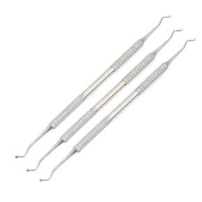 Dental EXCAVATORS 125/126, Spoons 2.5MM Double Ended Restorative Stainless Steel 3 Pieces Instruments by G.S Online Store in Kuwait
