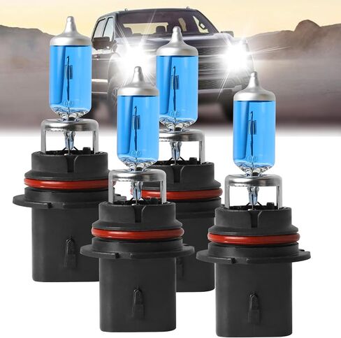 تناسب لمصابيح المصابيح الأمامية Ford F-150 F150 2015-2023 ، 9005/HB3 High Beam + H11 Low Low Beam Halogen Leachplabs Plub Litplb Plub Plub ، Pluge and Play ، Pack of 4 in Kuwait