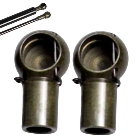 Qty 4 Metal Material Replace Ball Stud Socket,M6 Female 10mm Thread Lift Support Joint Connectors Gas Spring Strut Bearing End Fitting in Saudi Arabia