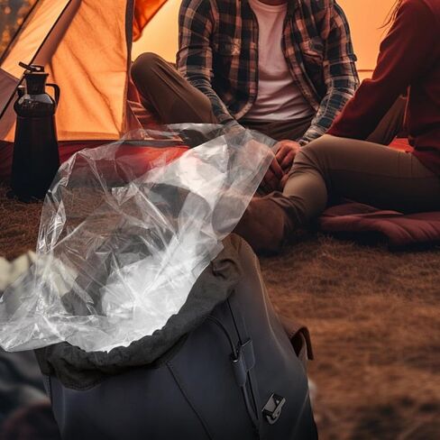 Thick Plastic Bags for Backpacking Bags 23.62x35.43 Inch 10 Pieces 5.5 Mil Pack Inner Liners Clear Multi Use in Kuwait