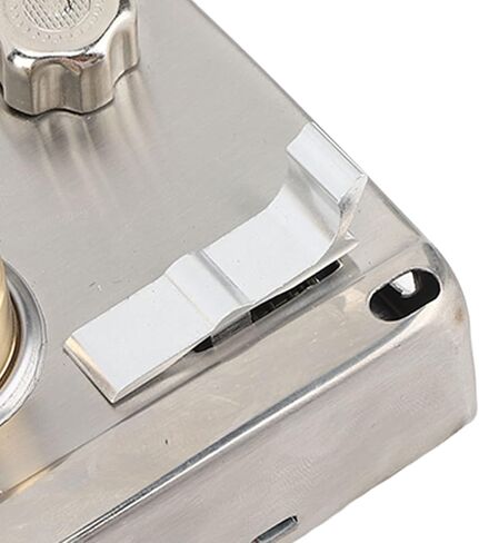 Exterior Mechanical Anti Theft Lock, Stainless Steel Security Lock with Concealed Handle for Wooden Steel Interior and Exterior Doors, Multiple Key Set Included in Saudi Arabia