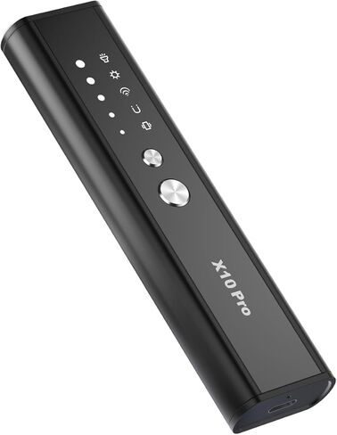 X10 Pro كاشف الكاميرا، كاشف دقيق لمكافحة التجسس، كاشف الترددات اللاسلكية، مكتشف الكاميرا الخفية مع مصباح يدوي، كاشف الأجهزة المخفية، جهاز استماع لتتبع نظام تحديد المواقع العالمي (GPS) للفنادق والمكتب والسفر في الأماكن المغلقة والخارجية in Kuwait