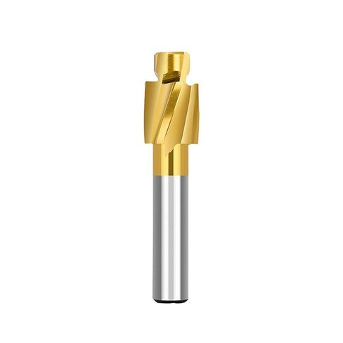 1pcs Countersink End Mill M6-M16 Counterbore TiN Coated 4 Flute HSS Pilot Slotting Cutter for Copper Aluminum Steel Cast Iron(M16) in Saudi Arabia