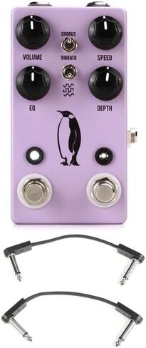 JHS Emperor V2 Chorus/Vibrato Pedal with Tap Tempo with Patch Cables in Saudi Arabia