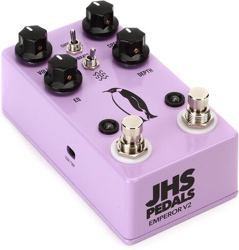 JHS Emperor V2 Chorus/Vibrato Pedal with Tap Tempo with Patch Cables in Saudi Arabia