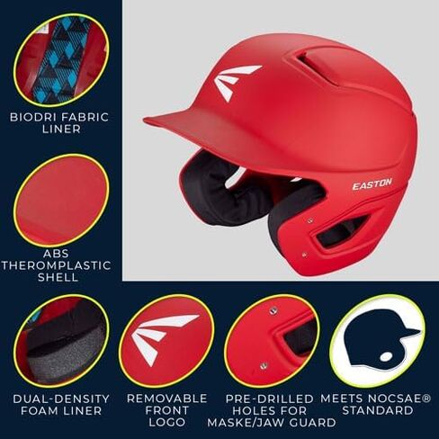 Easton Alpha Baseball Batting Helmet | Matte | Multiple Sizes & Colors in Saudi Arabia