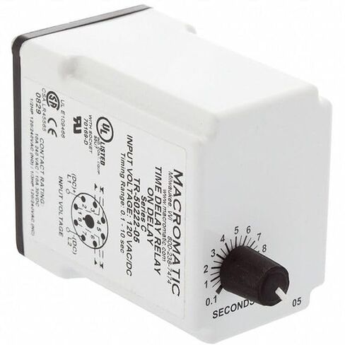 Macromatic TR-50222-10 Time Delay Relay, 120Vac/Dc, 10A, Dpdt in Kuwait