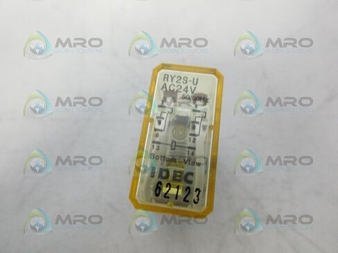مرحل الطاقة Idec RY2S-UAC24V، 3 أمبير، 120/240 فولت تيار متردد، ملف 24 فولت تيار متردد، DPDT in Saudi Arabia