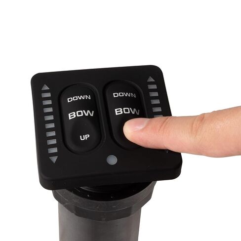 15170-001 مجموعة مفاتيح تبديل لوحة اللمس المتكاملة بمؤشر LED مع ضفيرة مقاس 36 بوصة - بديل متوافق لأنظمة علامات تبويب المحرك الفردي Lenco Marine - لوحة مفاتيح بإضاءة خلفية، سحب تلقائي in Saudi Arabia