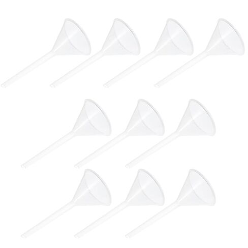 FOMIYES 10 قطعة 75 مللي متر البلاستيك مختبر مثلث مسارات Pp العلمية ملء مسارات مجموعة للتجارب المعملية ونقل السائل in Saudi Arabia