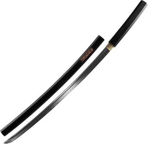 Armory Replicas™ - Hand-Forged Training Katanas Set - T10 Steel & 1045 Carbon Steel - Razor-Sharp Blades, Full Tang - Bamboo Pegs, Brass Habaki in Saudi Arabia