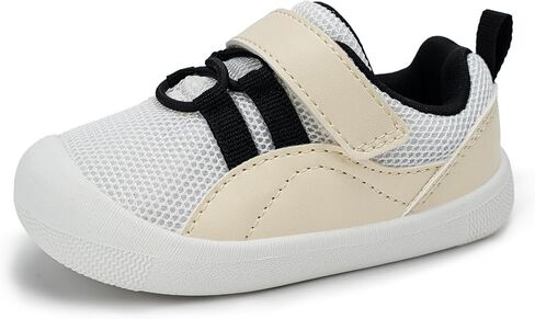 أحذية واسعة للأطفال الصغار للأولاد والبنات بدون قطرة حافي القدمين للرضع أحذية المشي الأولى شبكية قابلة للتنفس خفيفة الوزن وناعمة وغير قابلة للانزلاق أحذية رياضية للأطفال in Kuwait