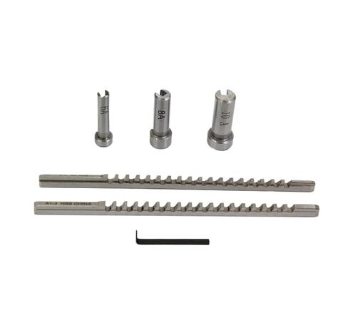 6PCS High Speed Steel Keyway Broach Set, Metric Sized Keyway Cutting Tool for CNC Machine for Metalworking, Lathe in Saudi Arabia