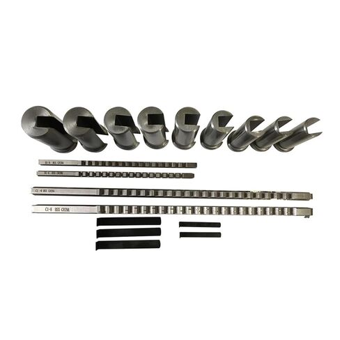 18 قطعة من نوع الدفع Keyway Broach متري الحجم عالي السرعة من الفولاذ Keyway Broach لآلة CNC لأشغال المعادن والمخرطة in Saudi Arabia