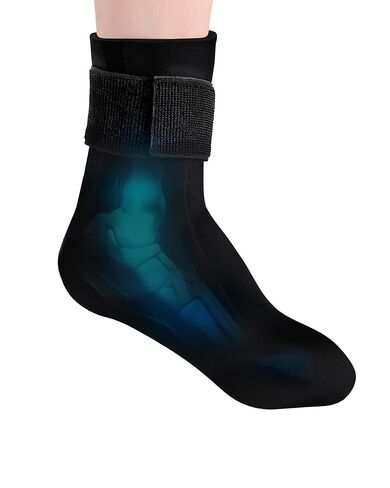 حزمة ثلج للكاحل من fadfun للتورم، جوارب ثلج علاجية باردة/ساخنة للقدمين، جوارب ضغط جل جل قابلة لإعادة الاستخدام، لتهدئة التهاب اللفافة الأخمصية، التهاب وتر العرقوب، التواء، تخفيف الألم، للنساء والرجال in Kuwait