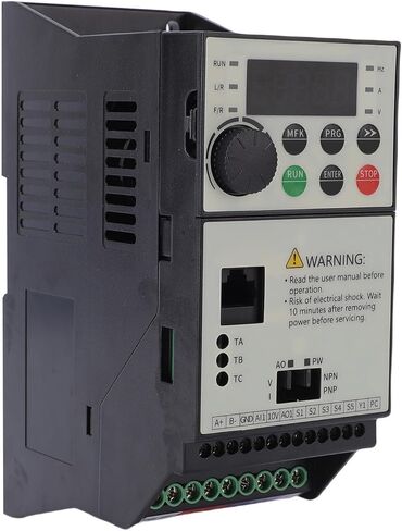 Frequency Converter 3PH 3.4A 50-60Hz Input 3PH 2.1A 0-500Hz Output 0.75KW Variable Frequency Drive for Fan Motor in Saudi Arabia