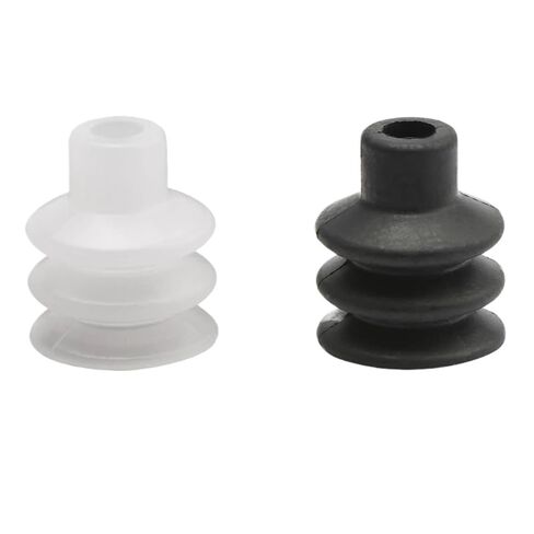 5Pcs Pneumatic Industrial Robot Vacuum Suction Cups PCG-60 90 Manipulator Black White Chuck Nozzle Accessories(PCG-60-S) in Saudi Arabia
