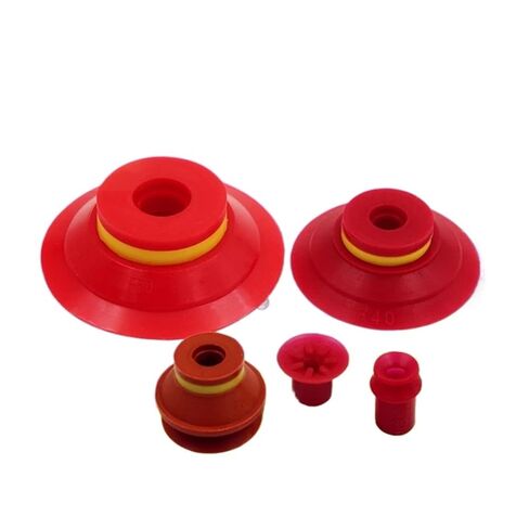 10Pcs Red Black Suction Cups VB Vacuum Sucker VB-10 20 30 40 50 Industrial Chuck Manipulator Accessories(Light Purple) in Saudi Arabia