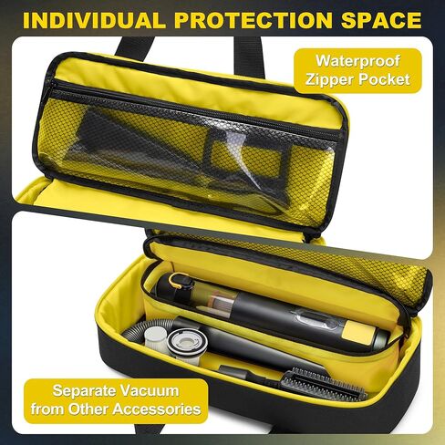 PGmoon Case Compatible with Fanttik Slim V8 Apex / V10 Apex Cordless Car Vacuum, Soft Car Vacuum Bag with Separate Compartment for Vacuum, Bag Only(Patent Design) in Saudi Arabia