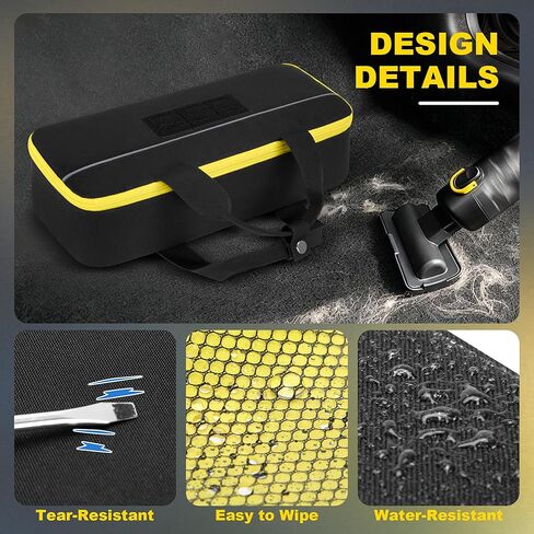 PGmoon Case Compatible with Fanttik Slim V8 Apex / V10 Apex Cordless Car Vacuum, Soft Car Vacuum Bag with Separate Compartment for Vacuum, Bag Only(Patent Design) in Saudi Arabia