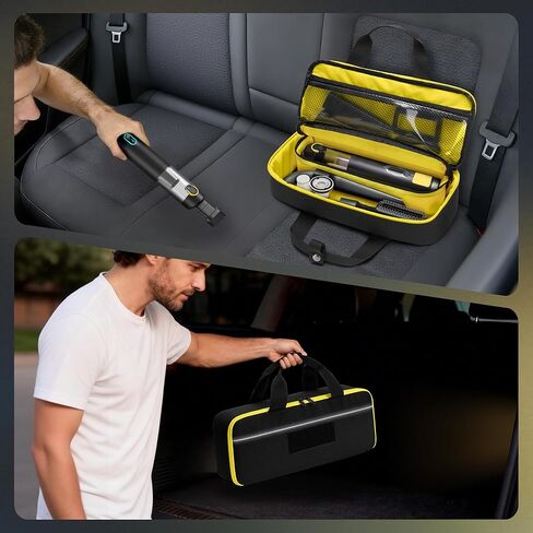 PGmoon Case Compatible with Fanttik Slim V8 Apex / V10 Apex Cordless Car Vacuum, Soft Car Vacuum Bag with Separate Compartment for Vacuum, Bag Only(Patent Design) in Saudi Arabia