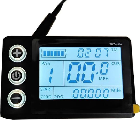 وحدة تحكم الدراجة الكهربائية، وحدة تحكم بمحرك بدون فرشاة 36 فولت - 72 فولت مع شاشة LCD، جهد عالمي لمحركات 1000 وات - 1500 وات in Kuwait