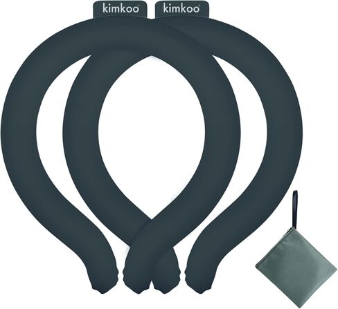 2PCS Neck Cooling Tube with Insulated Bag,Reusable Ice Ring Coolers Wearable Body Cooling Products, Neck Coolers for Hot Weather in Saudi Arabia