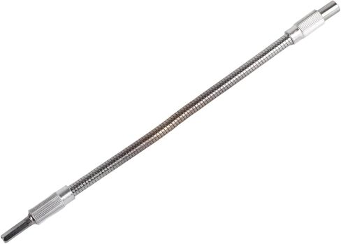 EVGATSAUTO Flexible Shaft Bit Holder Connecting Link for Tight Spaces, Metal Material, Durable and Portable with 1/4in Hex Shank, Extension Bit Holder, 1 for General Screw Cordless Drill (400MM) in Saudi Arabia