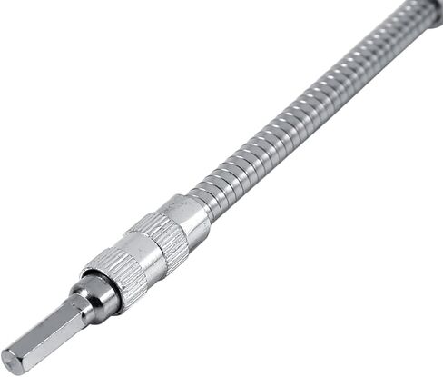 CHICIRIS Bit Holder Connecting Link Flexible Shaft 1/4in Durable Metal Material for Hex Fit for Confined Spaces and Home Improvement Projects in Saudi Arabia