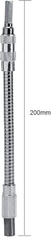 CHICIRIS Bit Holder Connecting Link Flexible Shaft 1/4in Durable Metal Material for Hex Fit for Confined Spaces and Home Improvement Projects in Saudi Arabia