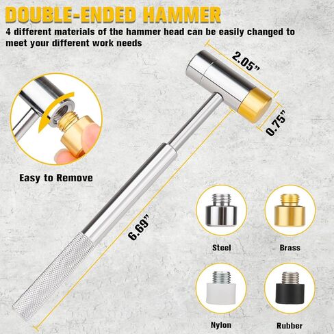 مجموعة ثقب من 23 قطعة من Beaiguna، مجموعة أدوات ميكانيكية مطورة، مجموعة ثقب ومطرقة مع كتلة مقعد، أداة ثقب معدنية فولاذية لصنع المجوهرات، وإصلاح الساعات، والإصلاحات الميكانيكية، وأشغال المعادن in Kuwait