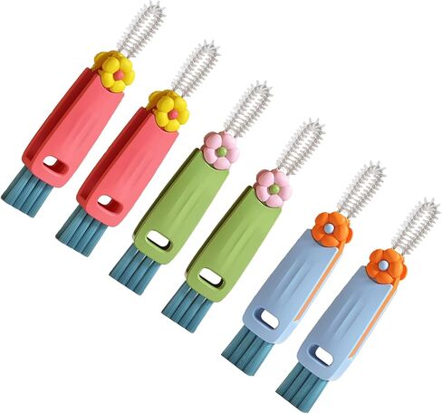 3 Pack Cup Lid Cleaning Brush Water Bottle Cleaner Brush, Bottle Brush Cleaner for Stanley Owala, Cup Bottle Cleaner Brush Set for Kitchen Bottle Mug in Saudi Arabia