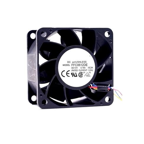 FFC0612DE تيار مستمر 12 فولت 0.78 أمبير 6038 6 سم 4 أسلاك مروحة تبريد in Kuwait