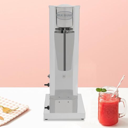 Milkshake Maker, 180W 18000RPM Commercial Milkshake Machine Stainless Steel Milk Shake Machine Milk Shake Machines with 2 Speed Adjustable&22Ounces Capacity for Milk Tea Stores Cafes Restaurants in Kuwait