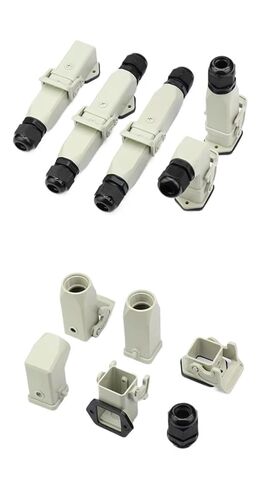 HDC-HA 250V 10A/16A 4/5/6/8 ذكر وأنثى موصل عالي التحمل صناعي 1 قطعة (5 كور) in Saudi Arabia